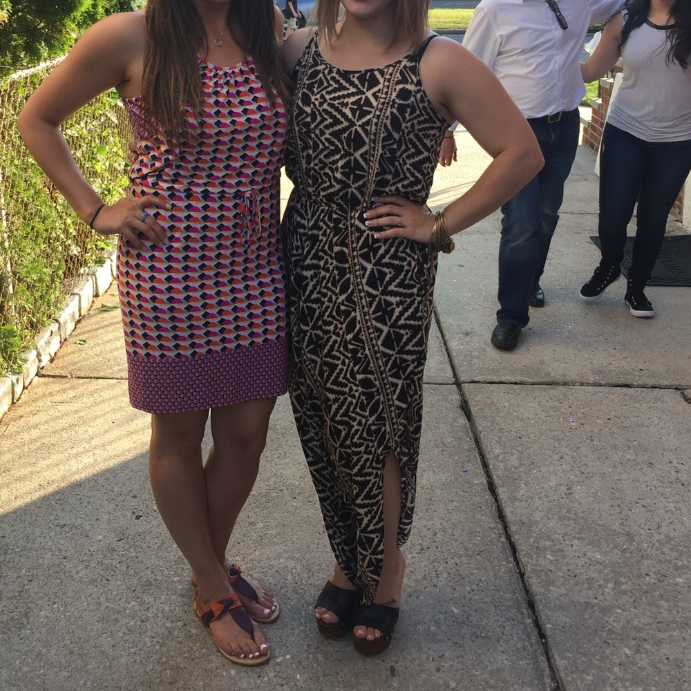 Black and tan light weight summer jumpsuit